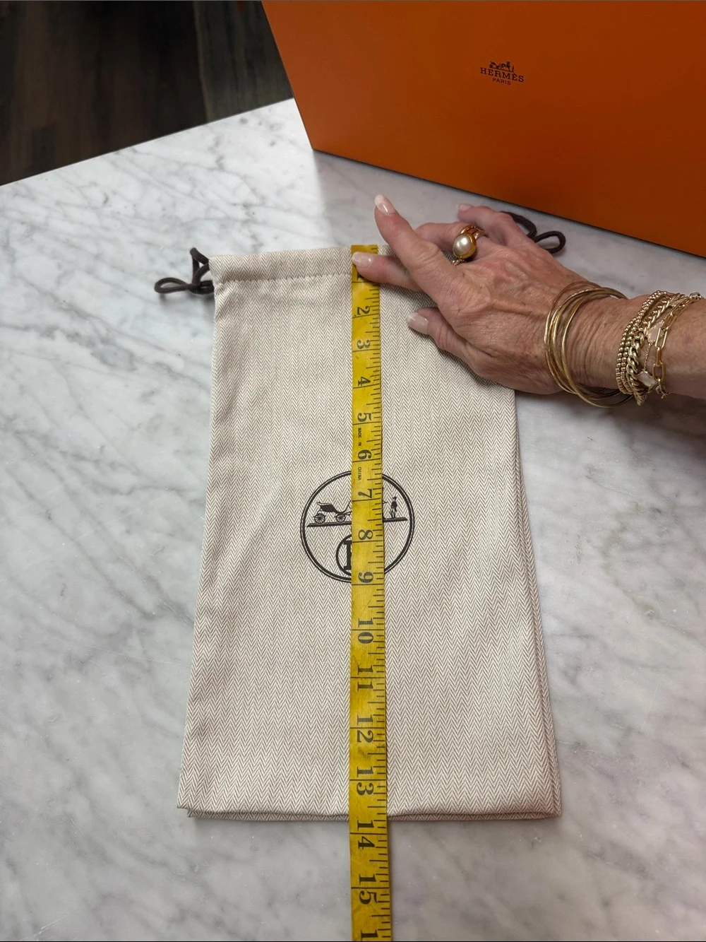 HERMES Decorative Box with Two Sleeper Bags
